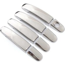 Fams Otomotiv  Skoda Octavia A5 Krom Kapı Kolu 4 Kapı 2004-2009 Paslanmaz Çelik