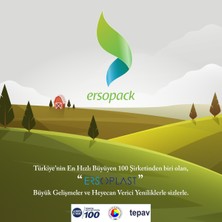 Ersopack Evsel Büyük Boy Çöp Torbası 65 x 80 cm 50 Rulo 500'lü Çöp Poşeti