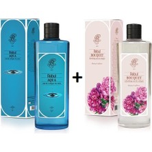 Rebul Kolonya Aqua 270 ml Cam Şişe & Rebul Kolonya Bouquet 270 ml Cam Şişe