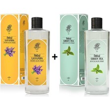 Rebul Kolonya Lavanda 270 ml Cam Şişe & Rebul Kolonya Green Tea 270 ml Cam Şişe