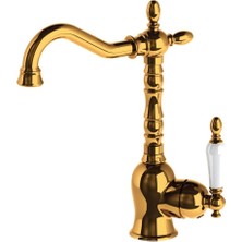 Gpd Retro Tek Gövde Lavabo Bataryası Altın (Gold) MTE180-A