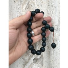 Sultan Telkari Efe Boyda Siyah Doğal Andız Ağacı Tesbih