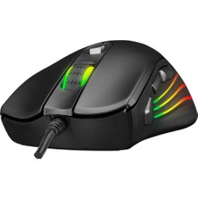 Rampage SMX-R33 Lımbo 6400 Dpi Rgb Oyuncu Mouse Siyah