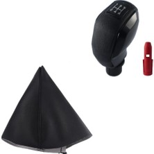 İst-Oto İst Oto Peugeot 306 Vites Körüğü ve Spor Vites Topuz Siyah Cam Kapak