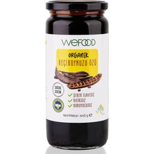 Wefood Organik Glütensiz Vegan Katkısız Keçiboynuzu Özü 640 gr (Soğuk Sıkım)