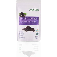 Wefood Organik Glütensiz Vegan Katkısız Acai Tozu 35 gr