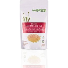 Wefood Organik Glütensiz Vegan Katkısız Karnıyarık Otu (Psyllium) Tozu 200 gr