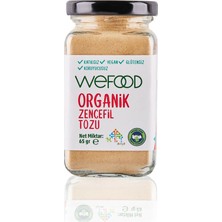 Wefood Organik Glütensiz Vegan Katkısız Zencefil Tozu 65 gr