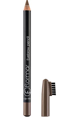 Flormar-Tarayıcı ve Dağıtıcı Fırça Kapaklı Eyebrow Pencil Kaş Kalemi (401 Açık Kahve) 8690604109418