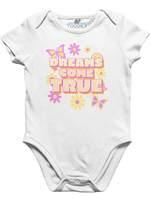Tosbili Dreams Come True Beyaz Bebek Body