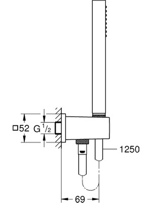 Grohe Euphoria Cube Stick Duş Seti 26405000