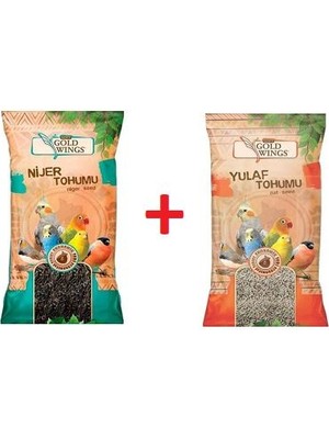 Tuğra Pet Market Gold Wings Nijer Tohumu + Yulaf Tohumu