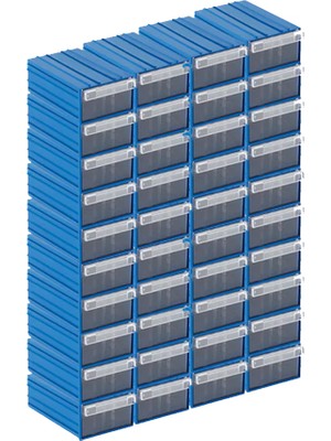 Sembol Plastik Sembol 105 Plastik Çekmeceli Kutu 110X170X65MM (40 Adet)