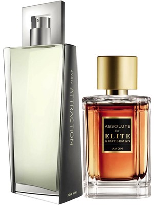 Avon Attraction ve Absolute By Elite Gentleman Erkek Parfüm Paketi