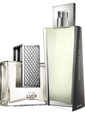 Avon Attraction ve Luck Erkek Parfüm Paketi