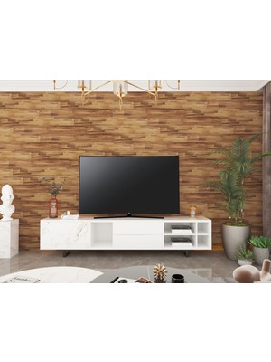 INTERBUILD REAL WOOD Interbuild Akasya Masif Ahşap Duvar Panelleri Shiplap 1219X152X10 Mm, 5'li Paket,altın Tik