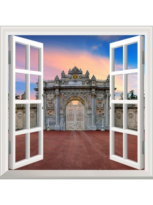 Sticker Art Pencere Poster Duvar Kağıdı Dolmabahçe Yapışkanlı Sticker