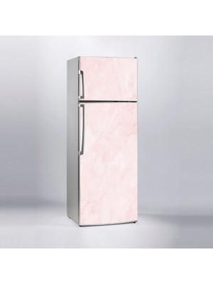 Sticker Art Buzdolabı Sticker Kaplama Dolap Kaplama Etiketi Pembe Mermer