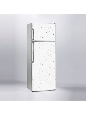 Sticker Art Buzdolabı Sticker Kaplama Dolap Kaplama Etiketi Renkli Puantiye