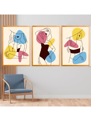 Deko Gonya Modern Ahşap Çerçeve Tablo 001