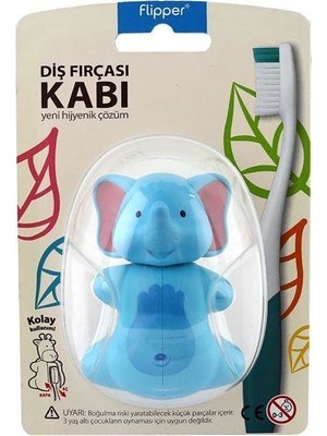 R.O.C.S. Flipper Diş Fırçası Kabı Fil Figürlü Vantuzlu 1 Adet