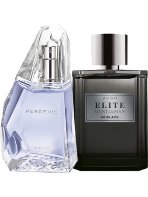 Avon Elite Gentleman In Black Erkek Parfüm ve Perceive Kadın Parfüm Paketi