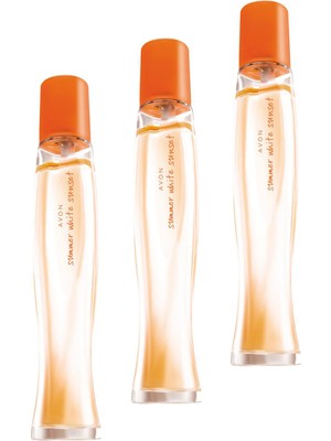 Avon Summer White Sunset Kadın Parfüm Edt 50 Ml. Üçlü Set
