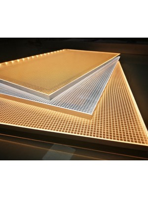 Oddity Akrilik Lazer Oyma LED Panel Lgp LED Tabela Tek Taraflı