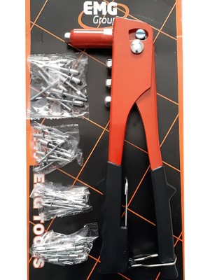 Emg Çelik ve Sağlam Gövdeli 4 Başlı Perçin Makinesi ve Perçin Çivileri