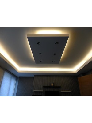 Aciko Tavan Için 4 Metre Gün Işığı 3 Çipli Şerit LED Anahtarlı Set