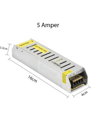 Aciko 3 Çipli Yeşil Şerit LED 15 METRE+12V Trafo Kuruluma Hazır Set