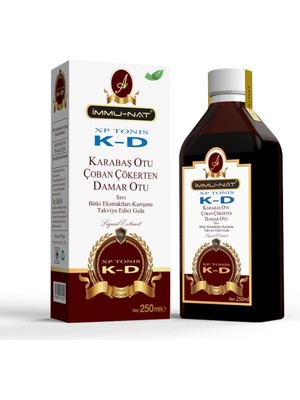 İmmu-Nat Xp Tonis Kd Karabaş Otu Çoban Çökerten Damar Otu Ekstraktı 250 ml