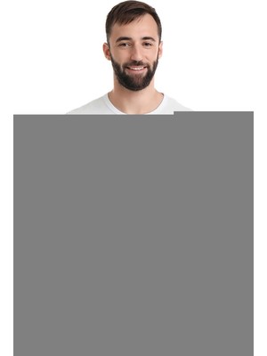 Qivi Can't Keep Calm Can´t Keep Calm Baskılı Beyaz Erkek Örme Tshirt