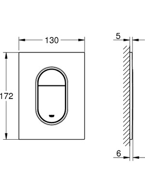 Grohe Arena Cosmopolitan S Kumanda Paneli 37624SH0