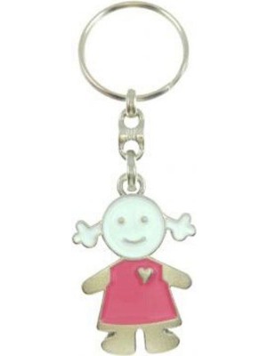 Hellove Metal Anahtarlık Kız Çocuğu Çanta Süsü Hediyelik Anahtarlık