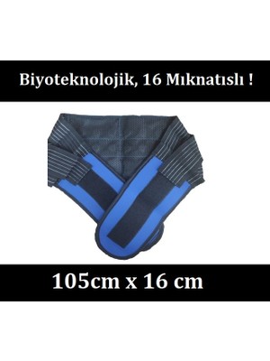 Dr. Cornell Biyoteknolojik Bel Kemeri 16 Mıknatıslı Manyetik Neoteks Bel Korsesi Mavi Renk