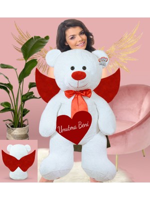 Özgüner Melek Kanatlı Peluş Ayıcık Sevgiliye Mesajıyla 130 cm