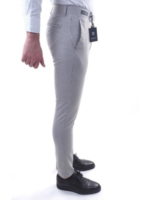 Perpant Yandan Cep Süper Fit Erkek Pantolon