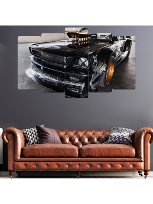 ZEVAHİR MOBİLYA DEKORASYON Zevahir 5 Parça Mdf Amerikan Arabası Tablosu
