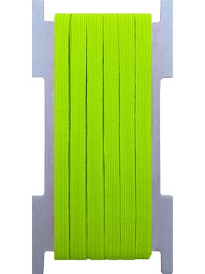 Hobizubi 6 Mm Neon Sari Yassı Lastik - 50 Metre