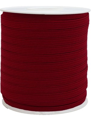 Hobizubi 10 Mm Bordo Yassı Lastik - 50 Metre