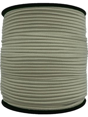 Hobizubi 1.5 Mm Şapka Lastik - 50 Metre Bej - Yuvarlak Lastik