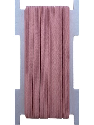 Hobizubi 8 Mm Gül Kurusu Yassı Lastik - 50 Metre