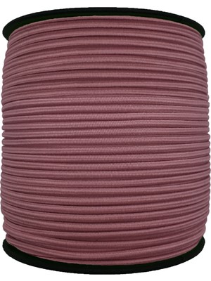 Hobizubi 1.5 Mm Şapka Lastik - 50 Metre Gül Kurusu - Yuvarlak Lastik