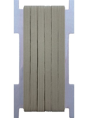 Hobizubi 8 Mm Bej Yassı Lastik - 50 Metre