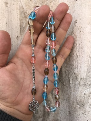 Sultan Telkari Renk Cümbüşü Toz Kehribar Tesbih