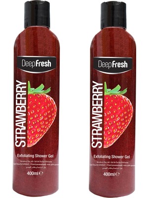 Deep Fresh Arındırıcı Duş Jeli Çilek 2 x 400 ml