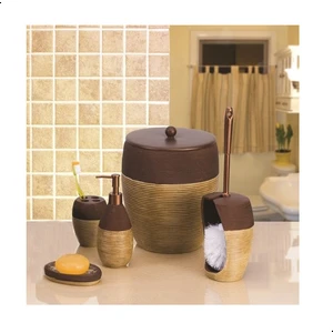 Rattan Banyo Seti 5 Parça