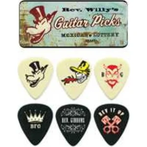 Jim Dunlop Rev Willy Assorted 6lı Pena Seti (Medium)