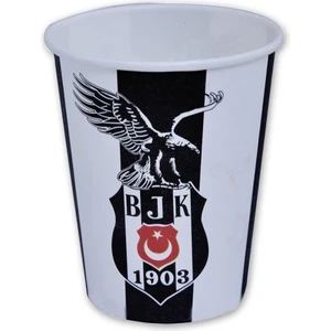 Eminönü Toptancı Beşiktaş  Temalı Karton Bardak - 8 Adet